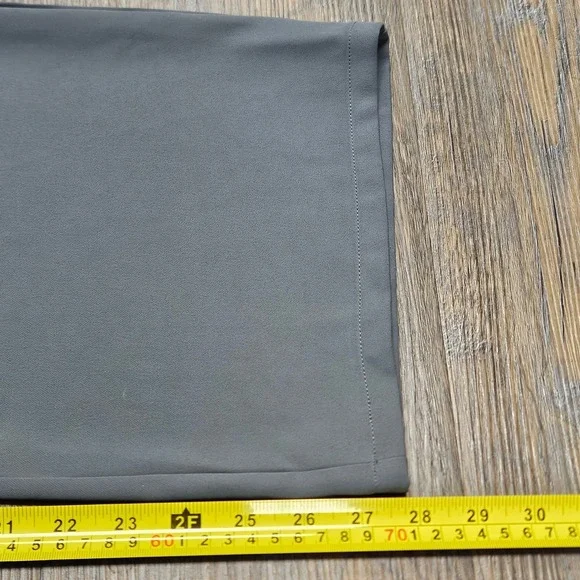 Halara Flex High Waisted Tie Side Wide Leg Work Pants, Medium Regular, Grey - Picture 12 of 13